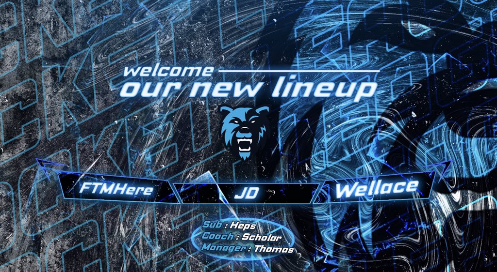 AudacityLeague's tweet photo. After 2 Regionals we decided to switch it up a little.

Please give a warm welcome to @JaeDeeRL &amp; @Wellace_ as they join @joshua_D1az in the starting lineup! https://t.co/sJKD9a0BVM