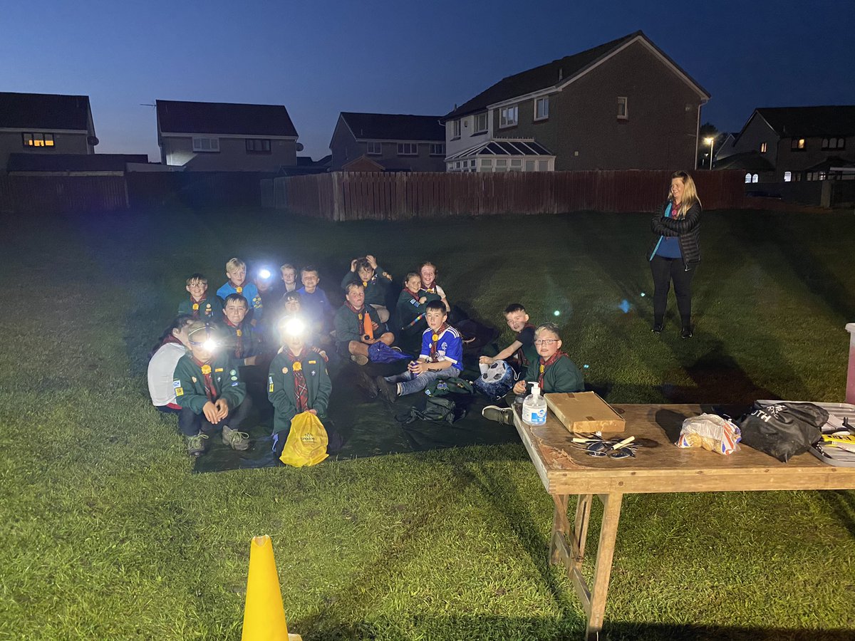 Thursday Cubs rounded off our f2f adventures this week with their Athletics Badge! Noisier but there were a lot more of them! #Scouts #SkillsForLife #WeAreBack