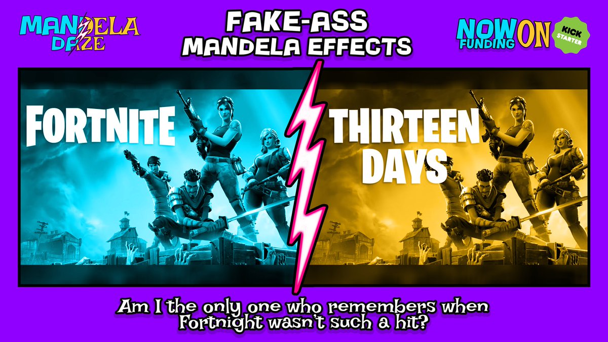FakemandelaFX's tweet photo. What the kids are playing thru the #MandelaEffect 

#FortniteCreative #fortnitegamers #thirteendays https://t.co/isdPqNsXRC