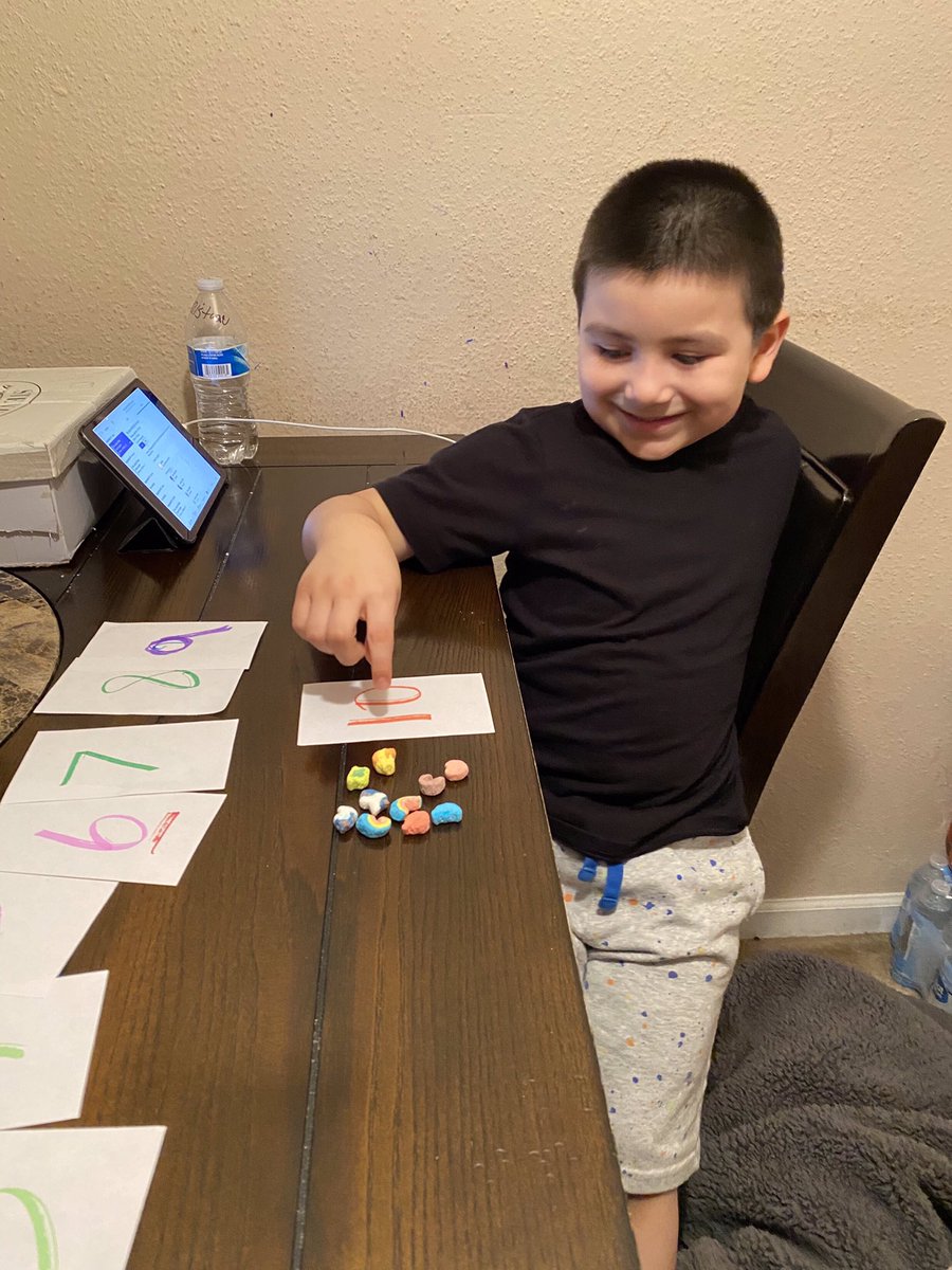 kimberue1's tweet image. So proud of my sharp bunch... counting and representing numbers... Making learning fun! Kindergarten Fun #Math #KinderVibes @BellfortECCHISD