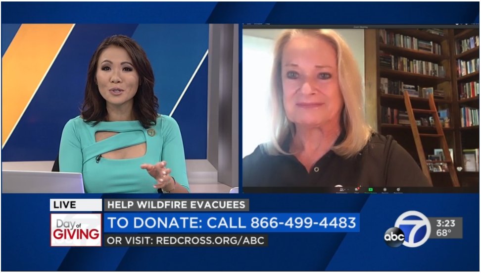 RedCrossNorCal's tweet image. Superstar volunteer, board member and Disaster External Relations Lead Briana Taylor discussed the @RedCross  response to the #LightningComplexFires and how we're helping our communities recover on @abc7newsbayarea as part of #abcdayofgiving. 

Stay tuned in to #ABC7!