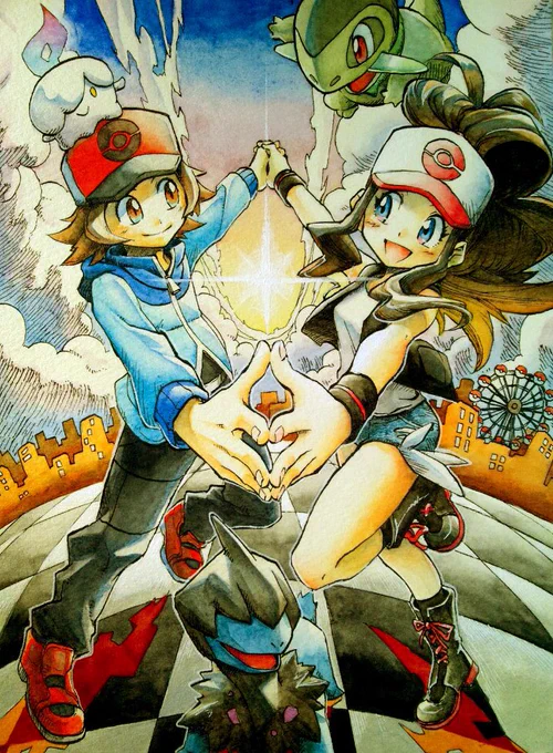 #BW10
10億年前の過去絵で失礼します
hgssからの流れを受けてめちゃくちゃ盛り上がってた思い出があります
楽しかった〜 