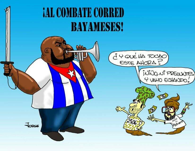 CubaVale2022's tweet photo. Me encantó la caricatura #JorgeSánchezArmas♥️♥️ " Me dicen #Cuba "

🎶🎶Vengo de donde el sol calienta la tierra. La tierra donde nací, donde viviré
Por eso te traigo ahora mi canción
Para que sepas el porqué a mí me dicen Cuba Bella🎶🎶

#AlexanderAbreu estamos contigo. https://t.co/ECHLCuusAa