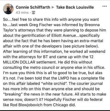 sydneetaylor's tweet photo. #gregfischer #louisville #kentucky #democratmayor #breonnataylor #crump #corruption #courierjournal
#moneytalks 😏 https://t.co/uY1XD6AggB