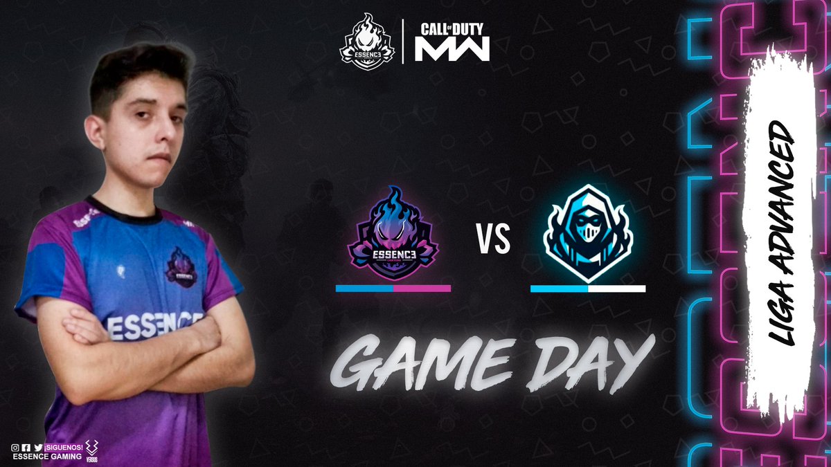 El día de hoy nuestros chicos de #CODMW tienen un importante partido.

🏆 <a href="/LSC_LATAM/">LIGA SUDAMERICANA de CLANES.</a>
🆚 <a href="/AeroGamiing_/">Aero Gaming🥶☃️</a>
⏰ 22:00 🇨🇱

#GoEssenceAC