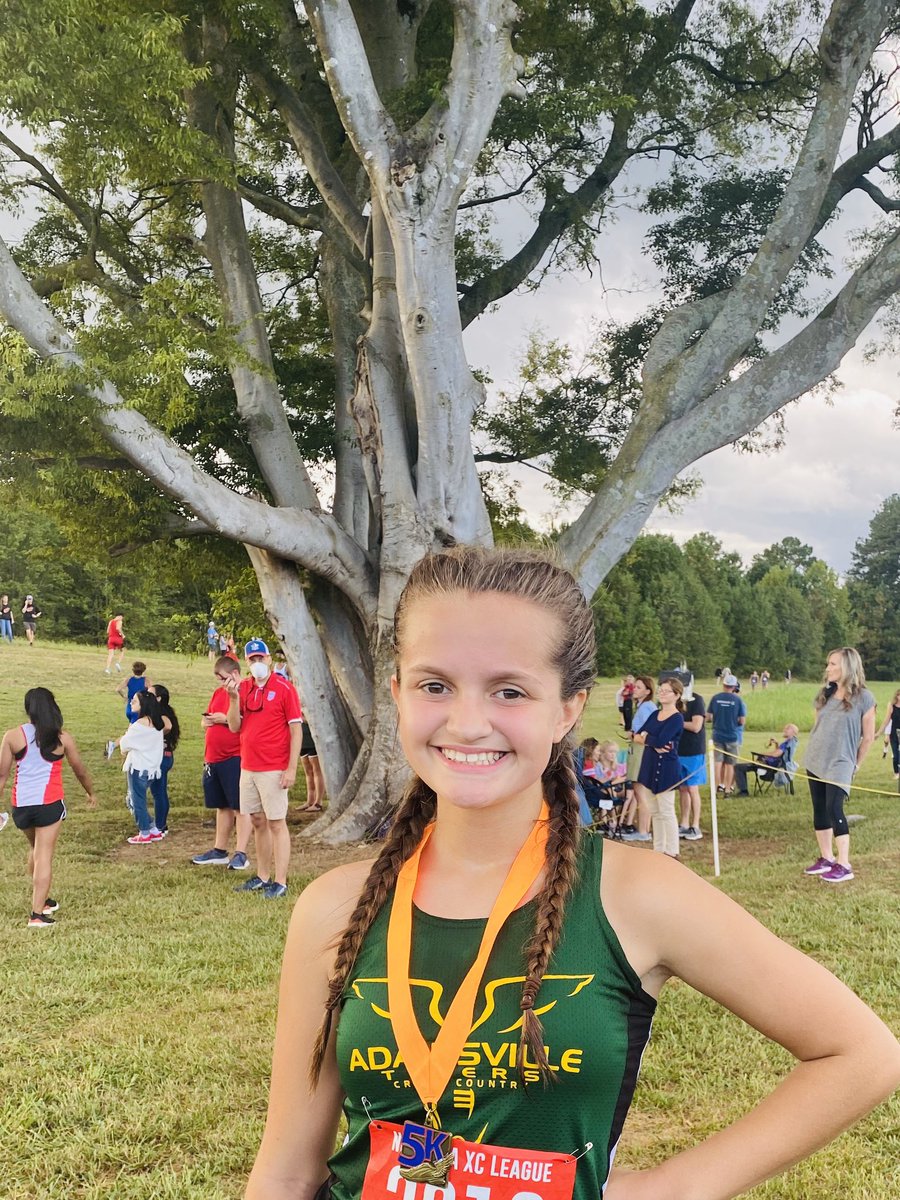 @CallieViktora 3rd place finish at Grove Level Park, Dalton, GA meet