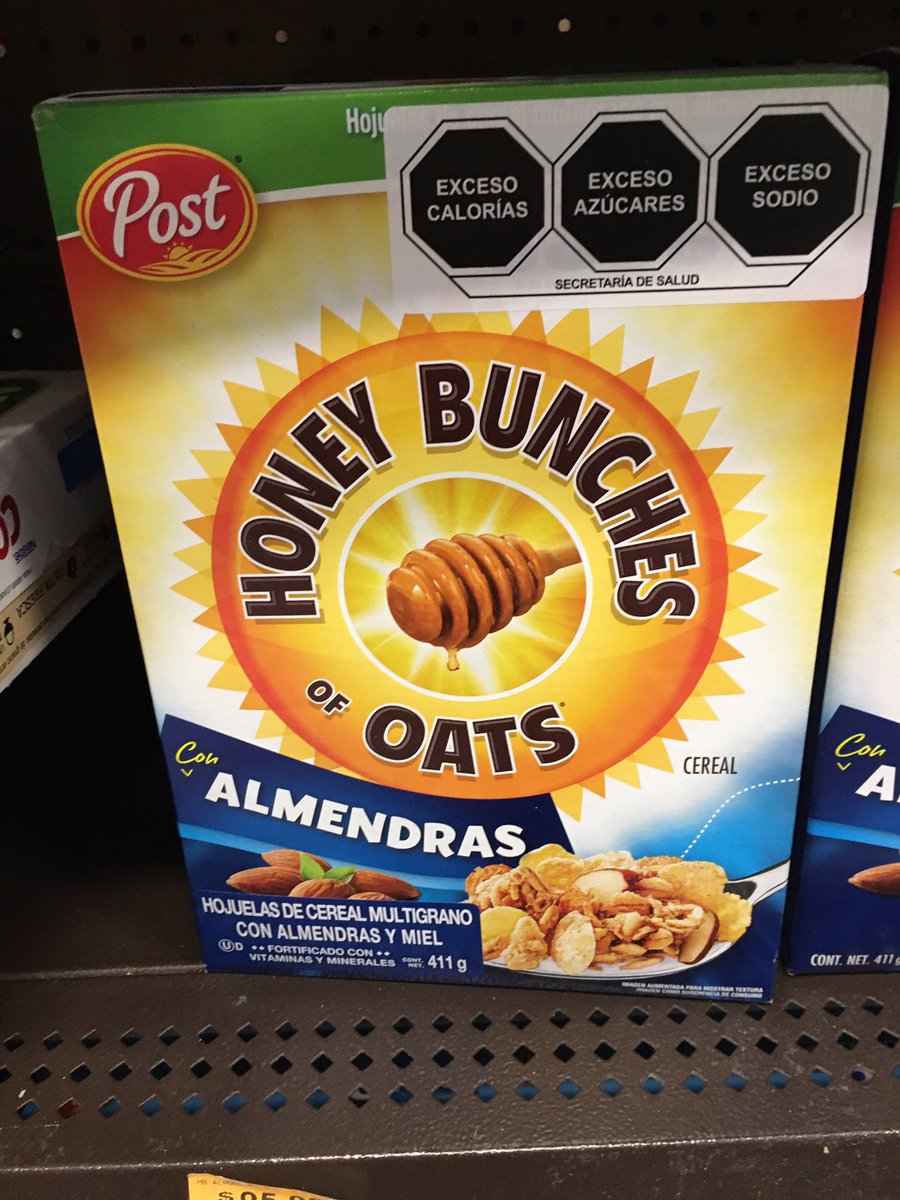 leslyvejar's tweet photo. Nos han vendido por años a los cereales de caja como un “desayuno saludable y completo”, pero se acabó. Con el nuevo Etiquetado de Advertencia será muy fácil, rápido y sencillo tomar decisiones informadas para comer más saludable. 
Y como pueden ver en las fotos, el cereal de... https://t.co/eHcnA8MhLJ