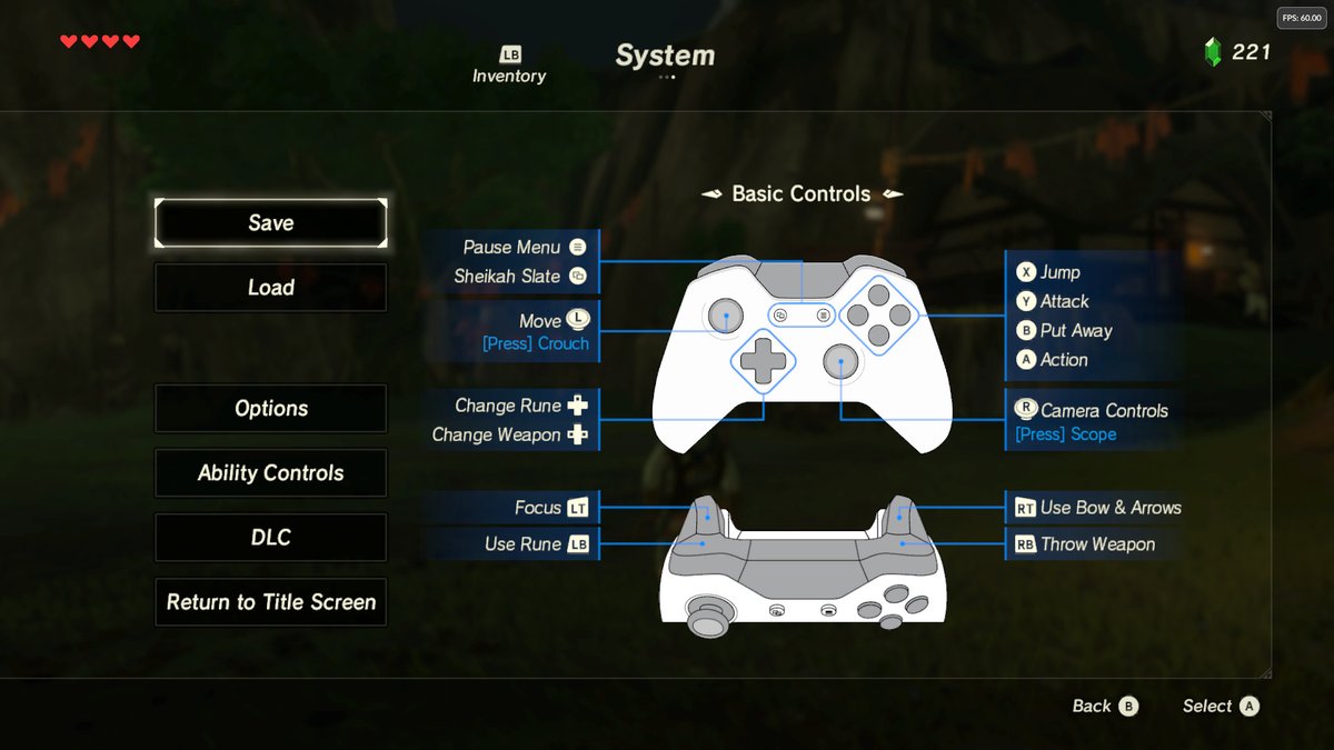GameBanana on Twitter "Xbox UI Fixed for TheLegendofZeldaBreathoftheWildWiiU by