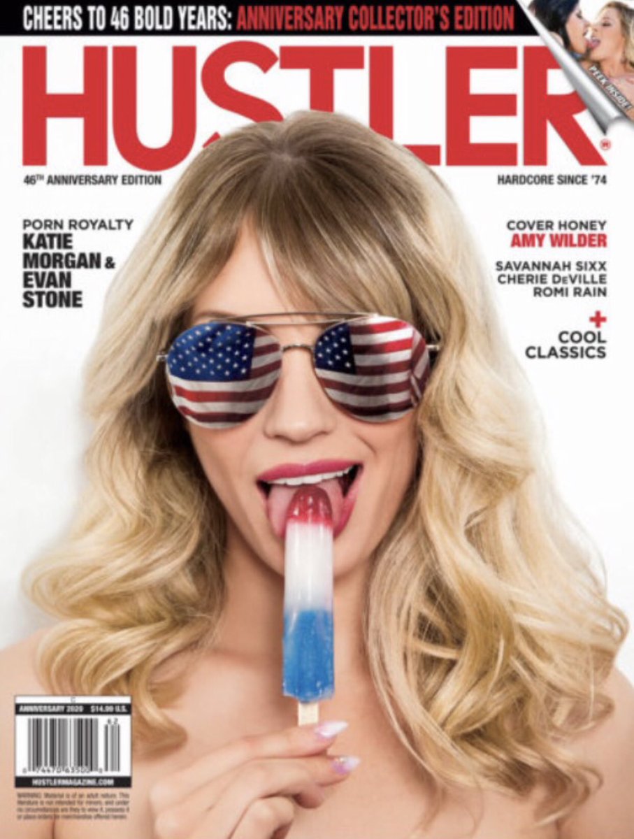 StaggEllen's tweet photo. Also I shot this hot cover for Hustler of @AmyWILDERness https://t.co/Xy7CxfTDmC