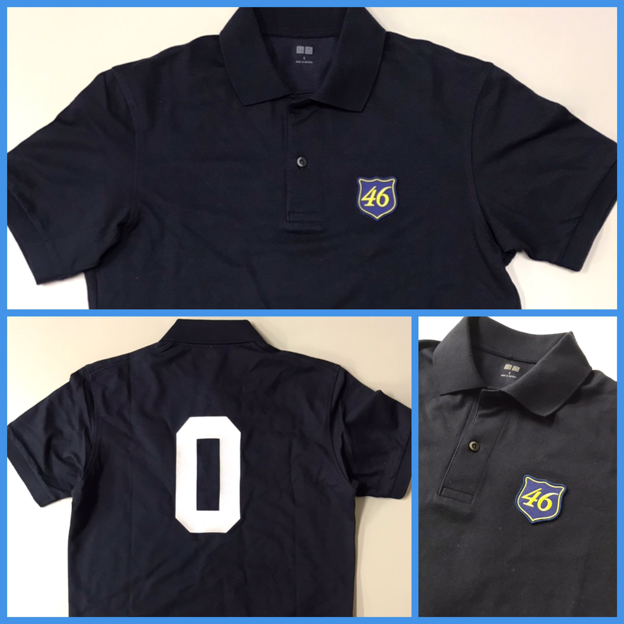 たみん 灬 ポロシャツの作り方講座 1 ユニクロでネイビーのポロシャツ買う 2 エンブレムと背番号のワッペン買う 作る 3 アイロンとミシンで確実に付ける ね 簡単でしょ 日向坂46ストーリー T Co Sv4qqf0zhx Twitter