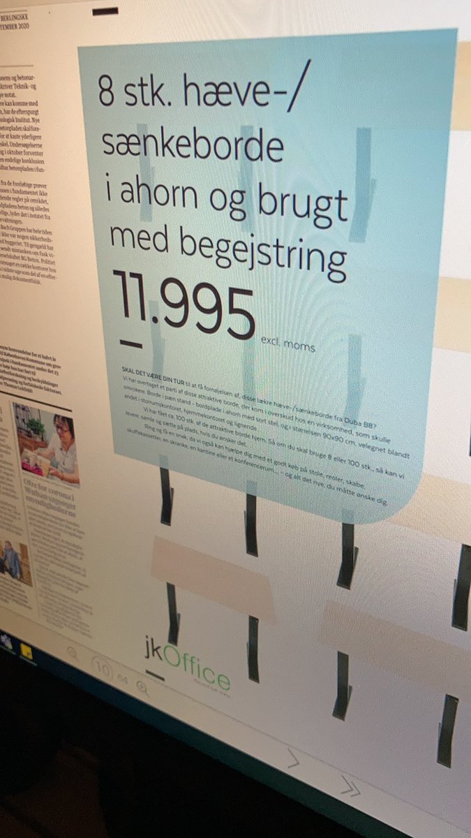 Jrudbeck's tweet image. Hvor glad er du for dit arbejdsbord...?