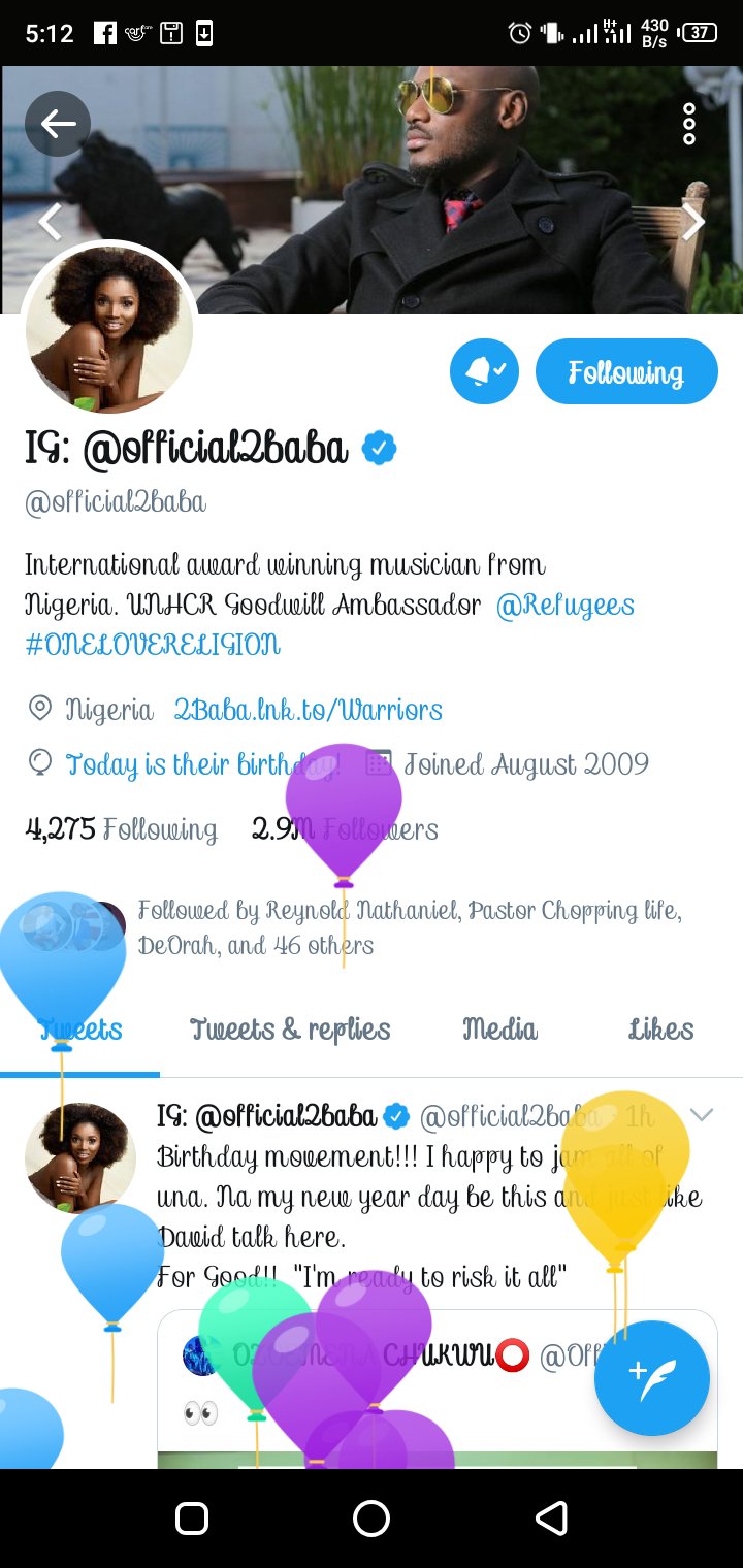  Happy Birthday to the EverGreen 2face Idibia     tunes we wanna hear  