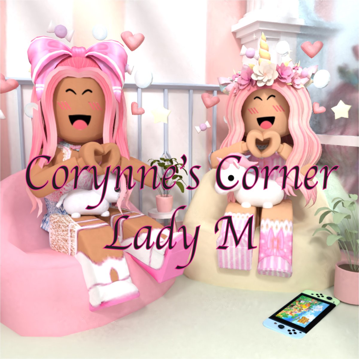 Roblox_Lady_M's tweet image. 🎀YouTube - Corynne&apos;s Corner bit.ly/3cbXzoB
💝Instagram - bit.ly/33DX8Q7
💕Tic Tok - bit.ly/2Ecf2Rn
🦄Roblox Profile - bit.ly/32DEmt1
🌸Roblox Group - bit.ly/2FEHlbX