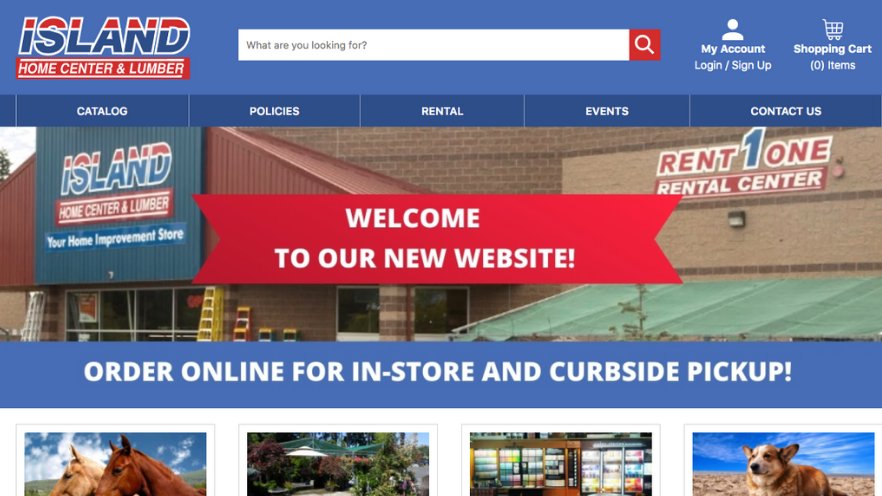IslandLumber's tweet photo. We have a new website!
Shop online now for curbside pickup or delivery.
https://t.co/ZVTLvTQoJT https://t.co/mEQuAuMFo7