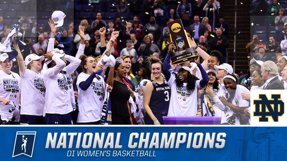 GbballWaggener's tweet photo. 28 Days!!!
On August 28, 2018, the draft lottery was set for a historic 2019 WNBA draft. The starting 5 for ND’s 2018 National Championship team were all drafted within the first 20 picks of the WNBA draft, making it only the 2nd time that all 5 starters for a team were drafted. https://t.co/udDKHcSXvz