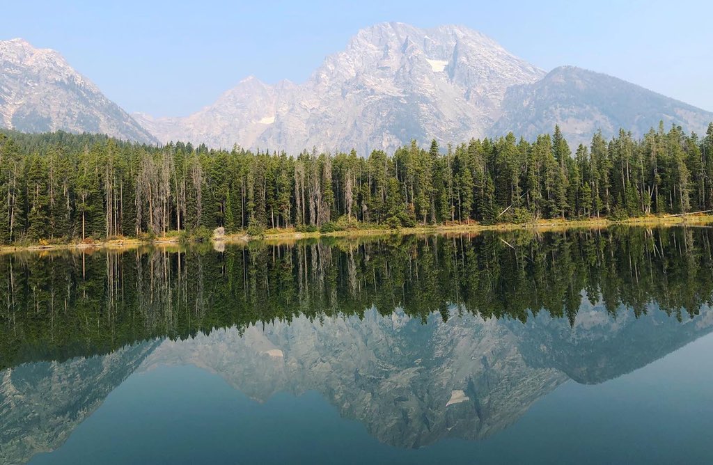 RPolanskyNews's tweet photo. Kayaking adventures at @GrandTetonNPS this morning๐๐ถ Does it get any better than this? #GrandTeton #MyGrandTeton #LeighLake #StringLake https://t.co/bH76gwtKec