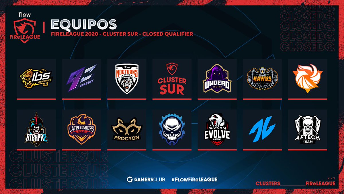 #FlowFiReLEAGUE 🔥 | SUR

¿Quien se quedará con el slot?

<a href="/lbsesports/">LBS Esports</a> 
<a href="/9zTeam/">9z Globant</a> Ac.
<a href="/NocturnsGaming/">Nocturns</a> 
@UndeadGamingOK 
<a href="/HawksLatam/">Hawks</a> 
<a href="/Rebirthe_Sports/">Rebirth</a> 
<a href="/Atrapa2Gaming/">-</a> 
<a href="/LatingamerSquad/">Latingamers Squad</a> 
<a href="/procyonteam/">Procyon</a> 
@TekGamingLATAM 
<a href="/MaycamEvolve/">MAYCAM EVOLVE</a> 
<a href="/Alianza_GG/">Alianza Gaming</a> 
@AftechTeam 

🏆gamersclub.com.br/campeonatos/cs…