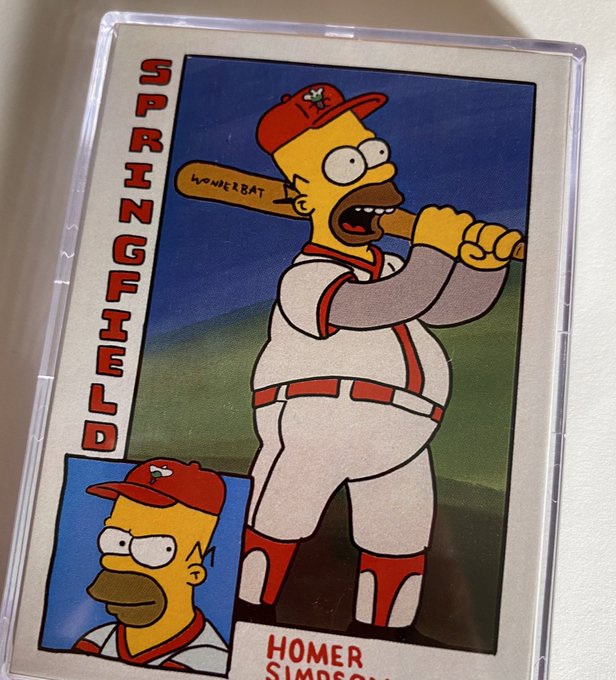 ya know what? it's my mom's birthday and this is one of her favorite simpsons episodes, so i'm giving away a Homer at the Bat set from https://t.co/BNFaYcYufO (with a bonus Mattingly variation!). RT for a shot, i'll give away a set on Sunday night! https://t.co/1s5QgOyu9h