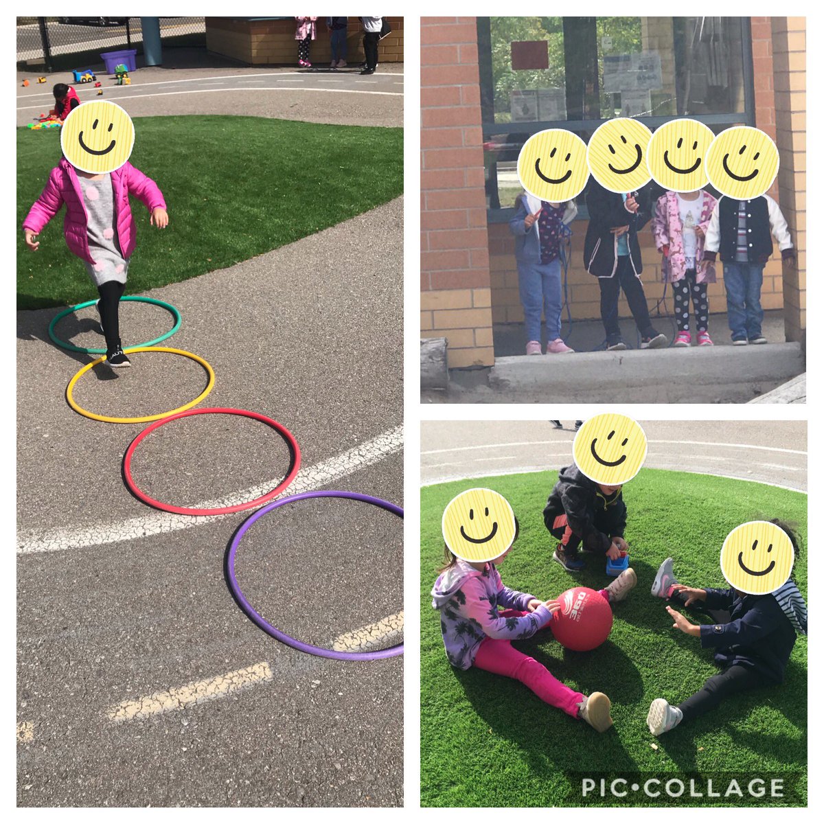 Students enjoyed the beautiful outdoors today ☀️ exploring with various materials together. Kids just being kids!!! 👫 #theirhappyplace #funoutdoors <a href="/StBernaDPCDSB/">St.Bernadette DPCDSB</a>