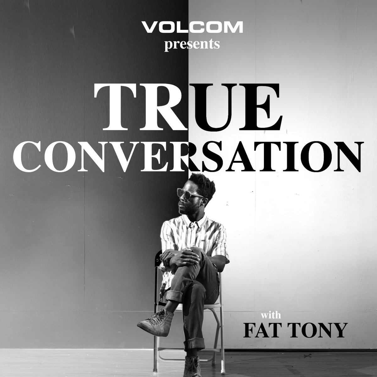 Volcom's tweet photo. New #podcast #TrueConversation hosted by @FatTonyRap, presented by #Volcom dropping soon, subscribe to listen to the trailer featuring Season 1 guests @gabbymaiden @selema @MURS @BukueOne @BlackDaveNYC @texturedwaves and more https://t.co/Wz6DJ6YXCo https://t.co/KHfLilEWTA