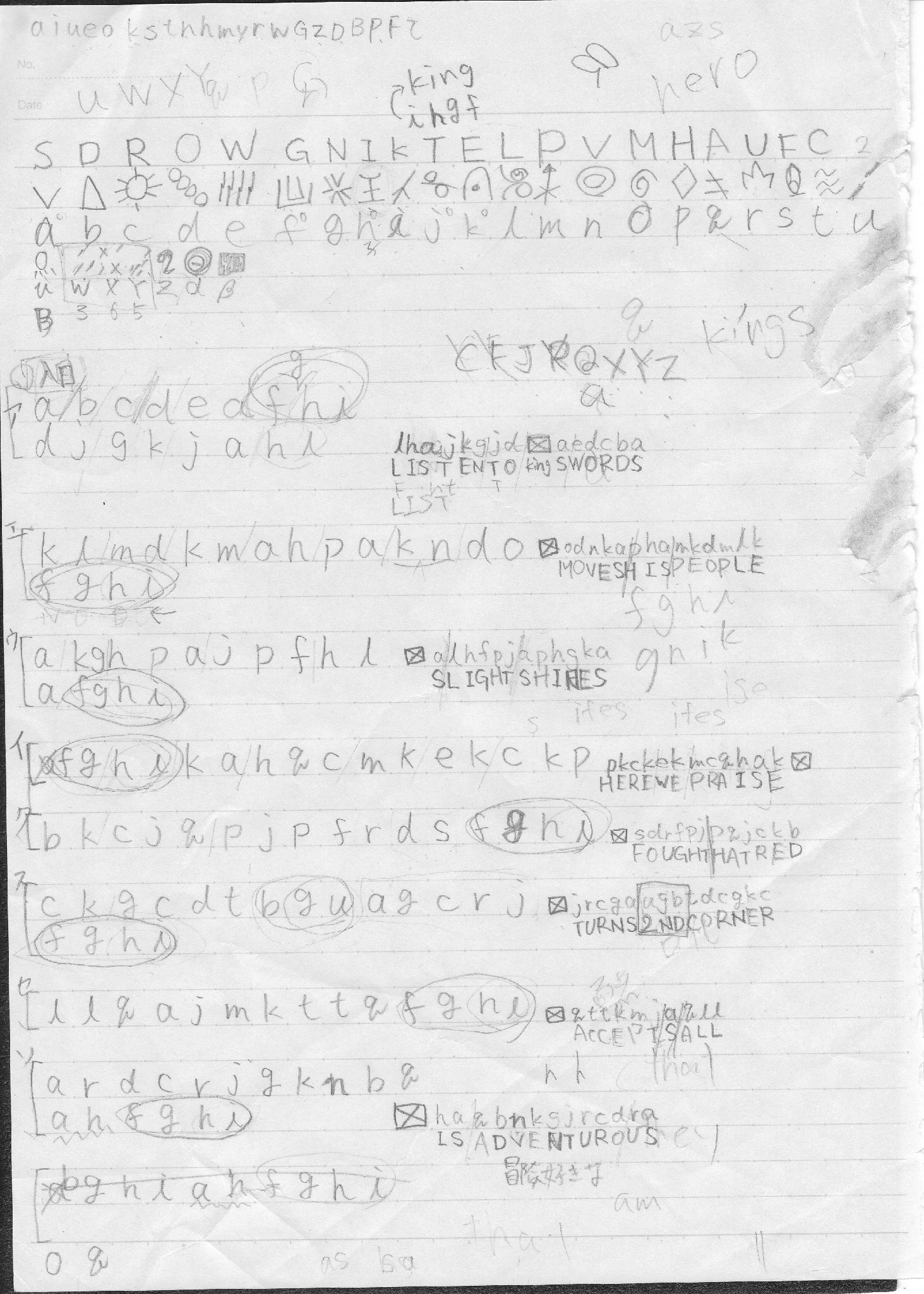 るてちうむ いやー もう10年か懐かしい こちら海底遺跡の文字を自力解読していたときのノートの一部です 1階と2階 Bw10周年 T Co Hj5j2gm1wv Twitter るてちうむ いやー もう10年か懐かしい こちら海底遺跡の文字を自力解読していたときのノートの一部です 1階と2階 Bw10周年 T Co Hj5j2gm1wv Twitter