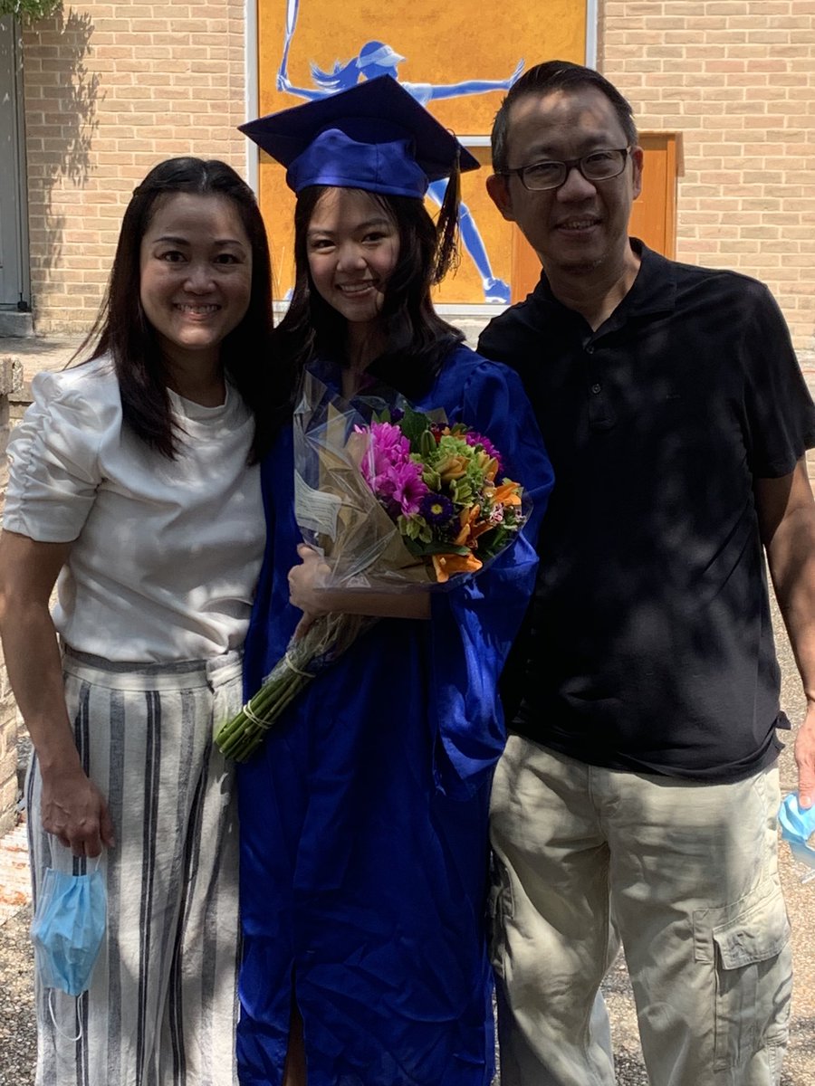 BobHaakEDU's tweet photo. Got to celebrate this amazing student today as she became the first @AHISD graduate of the 2020-2021 school year.  We will miss her at Excel but know she is off to bigger and better things. @WeGoPublic @AHHSmules https://t.co/KWZbvHIp1E