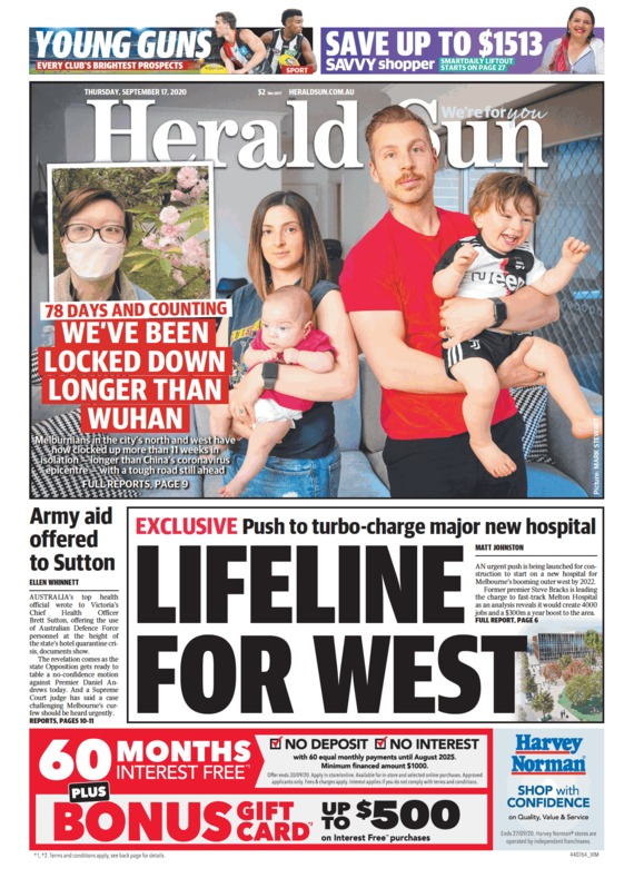 Lifeline for the West!
To view the Herald Suns full exclusive coverage of the Melton Hospital report visit heraldsun.com.au/news/victoria/…