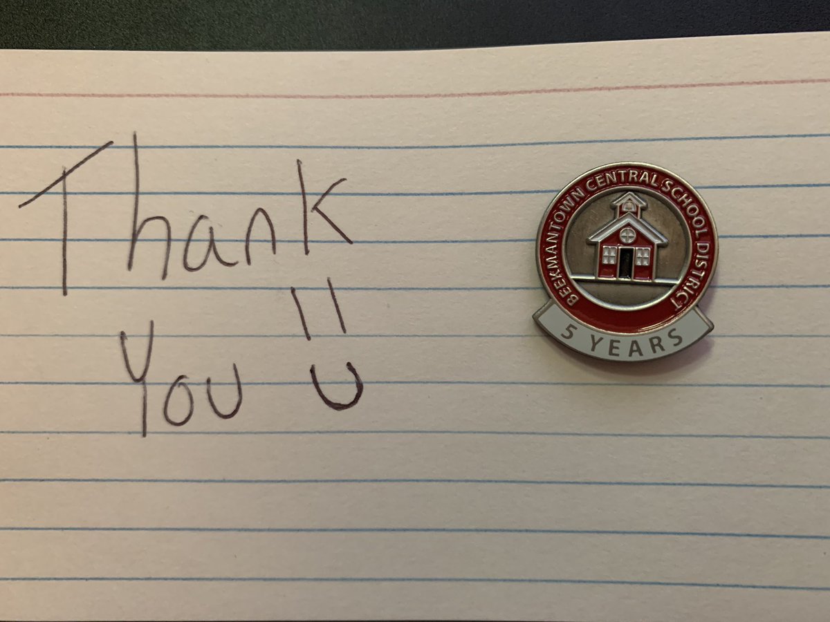 5 year pin. Five years of hard word and dedication. #BCSDEaglePride #earned #fantasticfourth