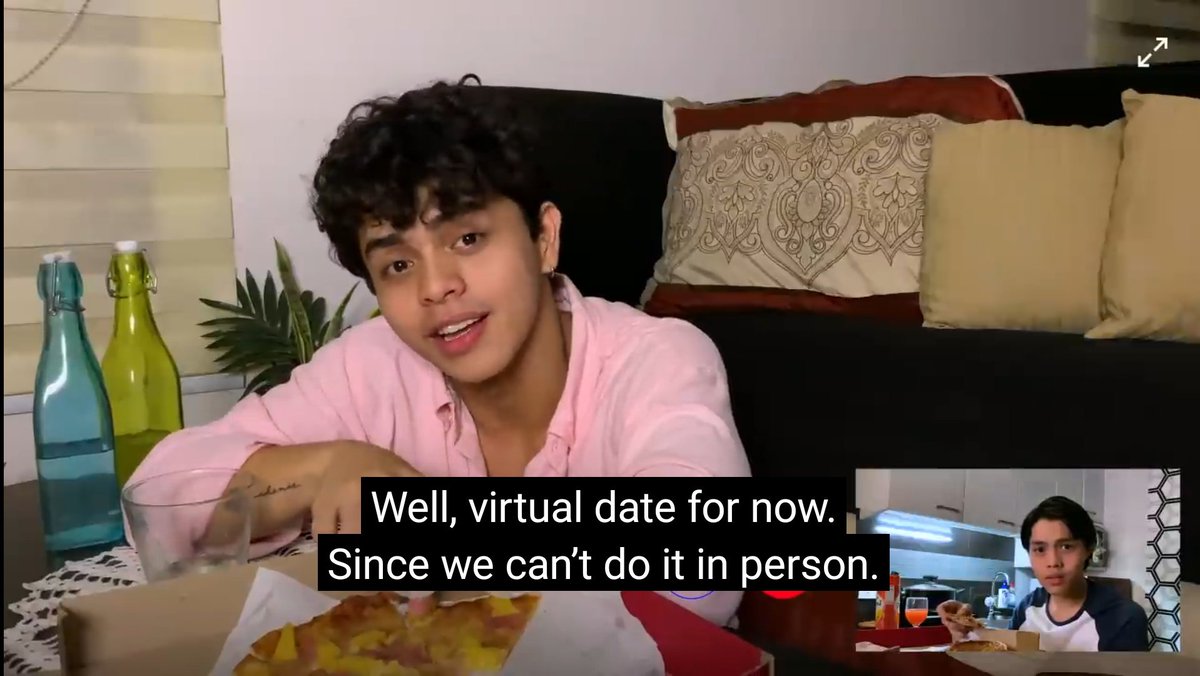 Instead of traditional dining we get pizza delivery virtual dates. Instead of usual love advices we get online horoscope and romantic calculators. Instead of cliche new character intros we get a livestream 1v1 match request. Instead of love declarations we get username reveals.