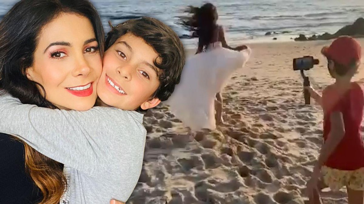 El hijo de Paty Manterola tiene 8 años y debutó como el "señor director" de su nuevo video musical https://t.co/cKCbNxm4eT https://t.co/gPMPyj691f