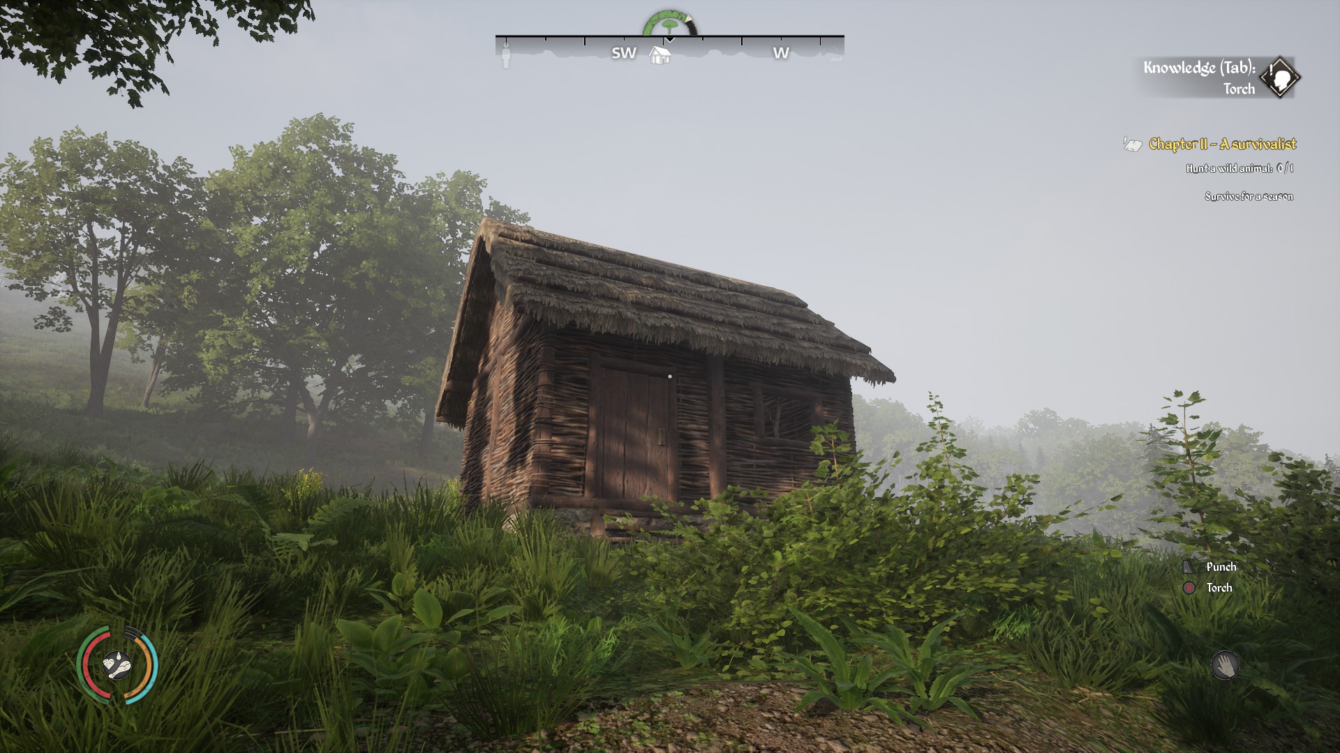 Haitaka ラストドリアン Medievaldynasty を購入 中世でサバイバルしながら自分の村を作っていく感じのゲームです 日本語は対応していませんが何とかなる程度の英語なので大丈夫そう とりま掘っ立て 小屋を建ててスローライフ始めます T