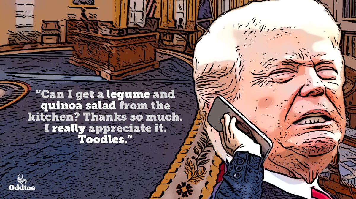 Oddtoe's tweet photo. Conversations the eventual Trump tapes will uncover...
#satire @realDonaldTrump #trumpmemes #politicalcartoons #oddtoe #ovaloffice #toodles https://t.co/Joqe4EePyw