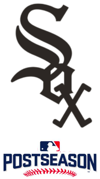 Final: Cleveland 10, Tigers 3Which means I can get this thread going with the White Sox! (I can't find a 2020 MLB generic postseason logo, so here's a 2016 one with the year scratched out)