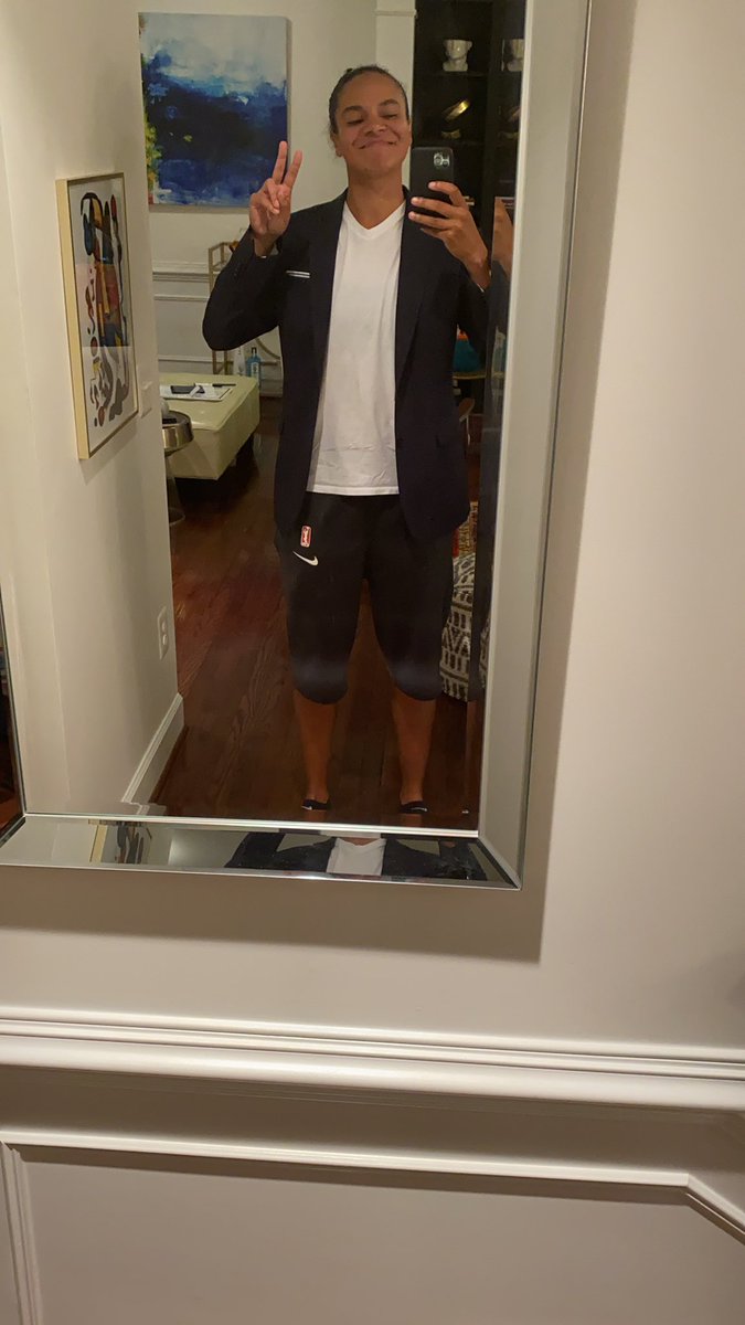 Thanks for having me <a href="/espn/">ESPN</a> I had a blast. Loving the new business casual too 😂 Until next time. Oh and everyone VOTE