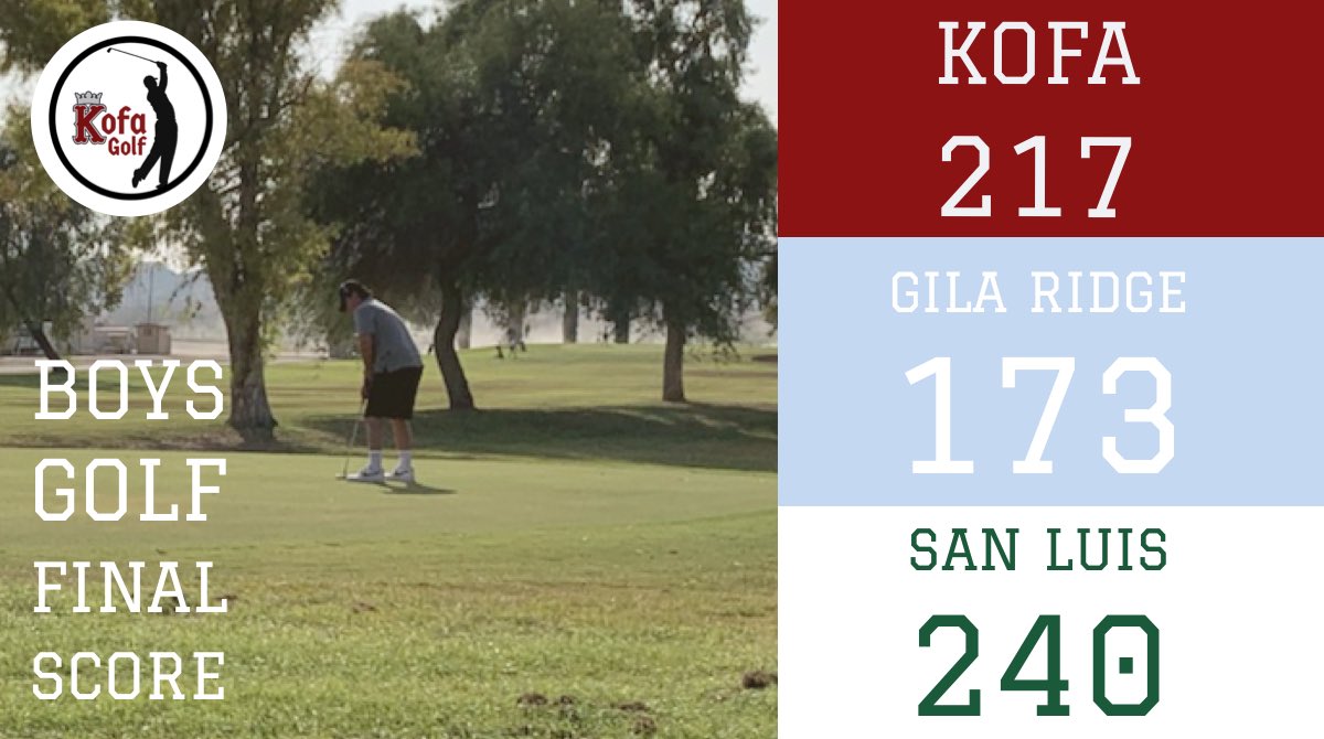 Kofa Golf tweet media