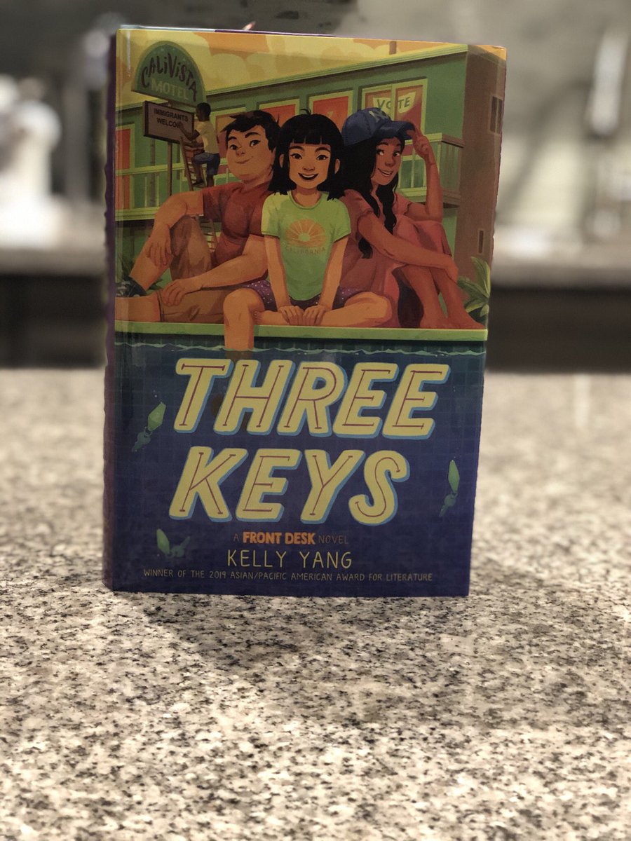 First tweet of the 2020/21 school year is a goodie! Just got my hands on @kellyyanghk new novel #threekeys....waited a whole year for this day!! Can’t wait to dive in & see what Mia & her friends are up to 📖 🔑 #immigration #socialjustice #humanrights