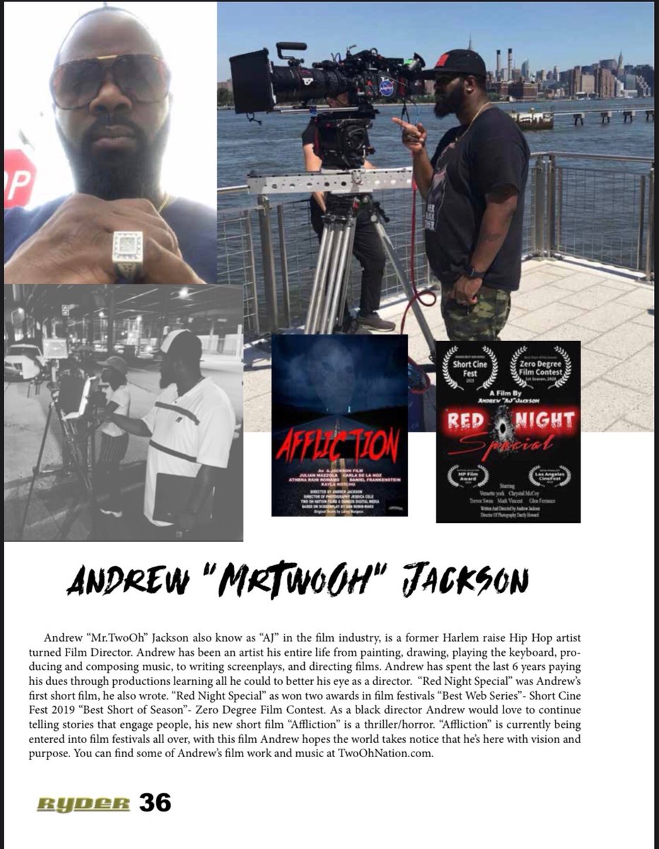 rednightspecia1's tweet image. Check out Director Andrew Jackson's write-up in @ryder_maga for #Affliction &amp;amp; #RedNightSpecial

 #HorrorMovies #ThrillerMovies #horrorfilm #FilmFestivals #JoinThaNation #TwoOhNationFilms #movies #shorts #film #horror #action #rydermagazine #indiefilm