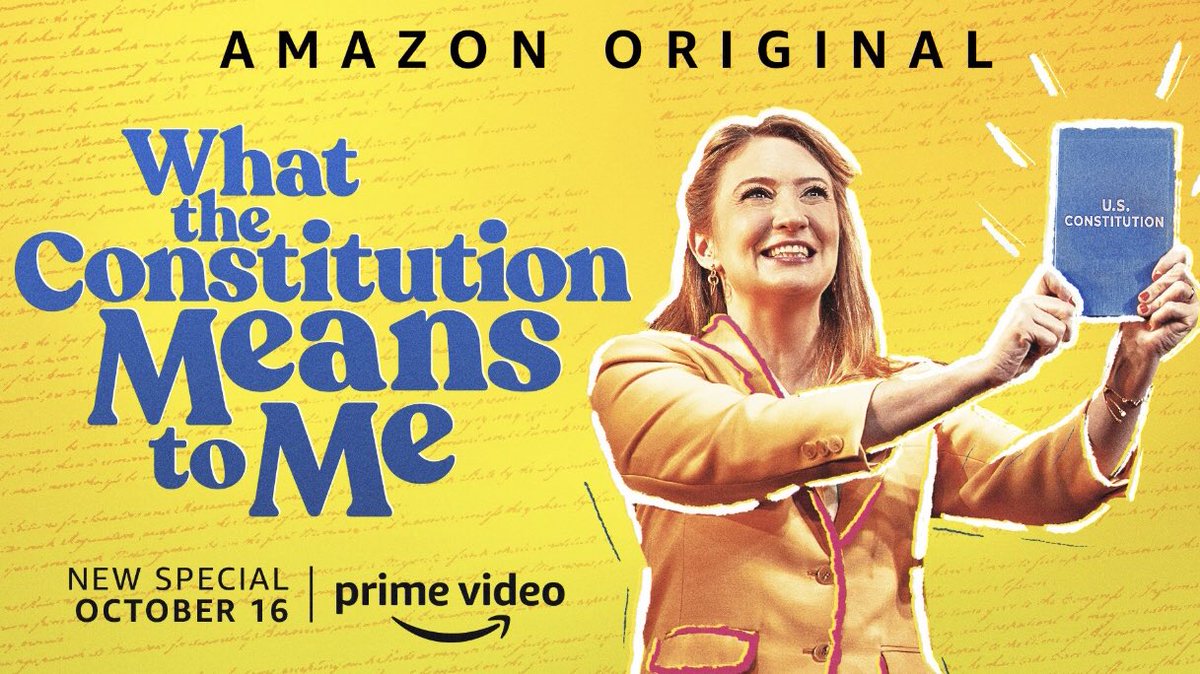 Get out your pocket constitutions! <a href="/heidibschreck/">Heidi Schreck proud WGA member</a>’s “What The Constitution Means To Me” <a href="/constitutionbwy/">What the Constitution Means to Me</a> is coming to Amazon <a href="/PrimeVideo/">Prime Video</a> 10.16.20
Courtesy of <a href="/BigBeachFilms/">Big Beach</a>!