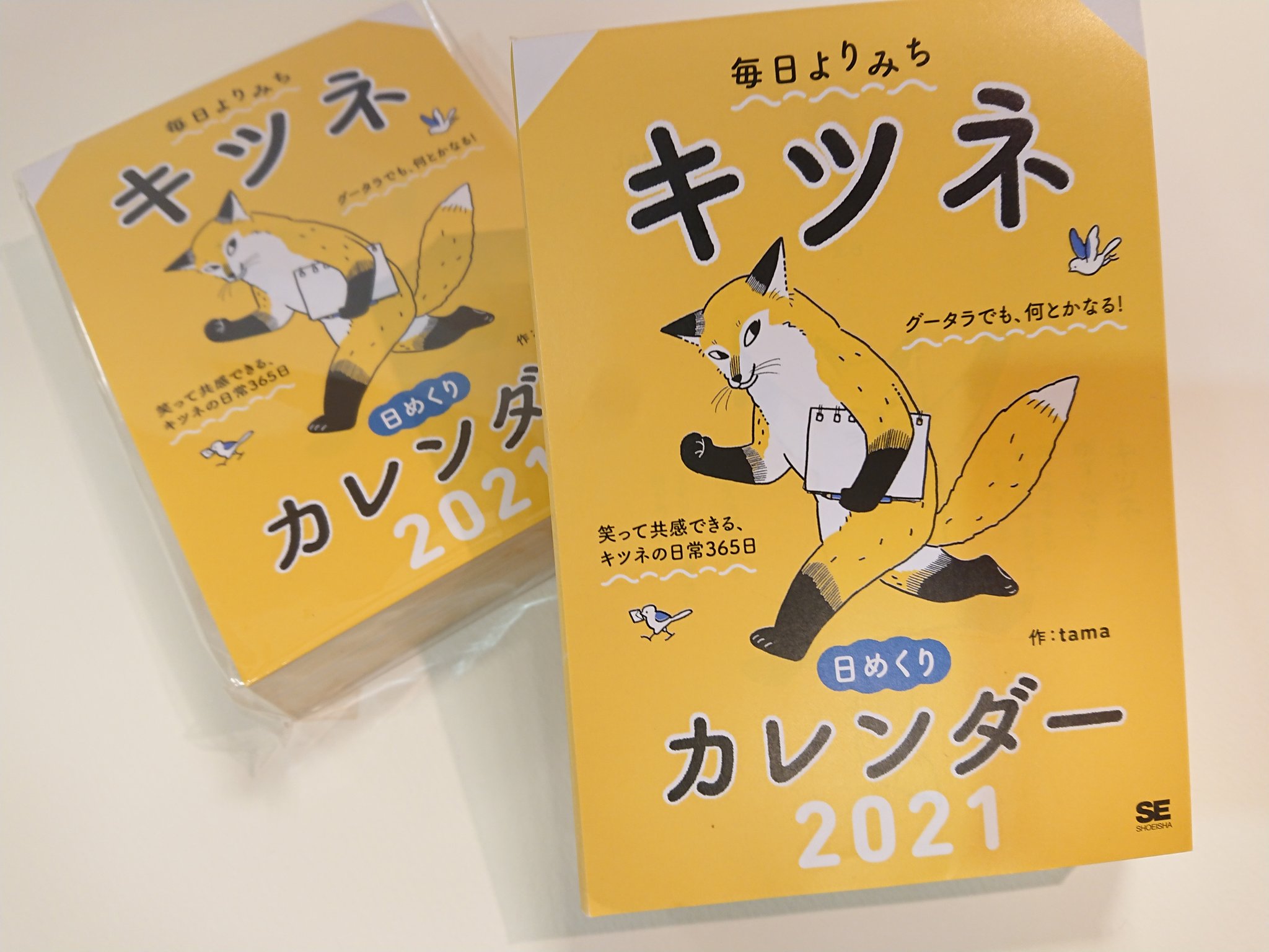 雑貨店 Schlank シュランク Tamaさん Tama 712 のイラストが365日楽しめる 毎日よりみち キツネ日めくりカレンダー21 翔泳社 が入荷しました キツネや動物たちのユニークで可愛いイラストで 今日はどんな絵かなー と毎日カレンダーがワクワク