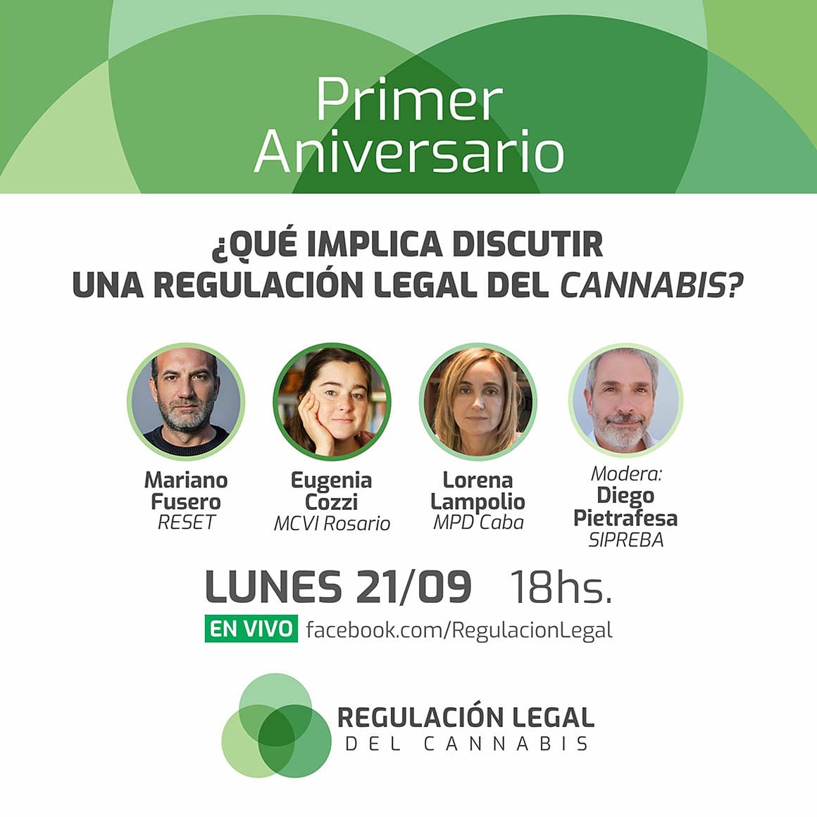 El Acuerdo por la Regulación Legal del Cannabis para uso adulto cumple su primer aniversario. Somos más de 50 asociaciones civiles, organismos públicos y sindicatos están participando y apoyando el Acuerdo. 
<a href="/RegulacionLegal/">Acuerdo por la Regulación Legal del Cannabis</a>

#RegulacionLegal
#NoMasPresxsPorPlantar
