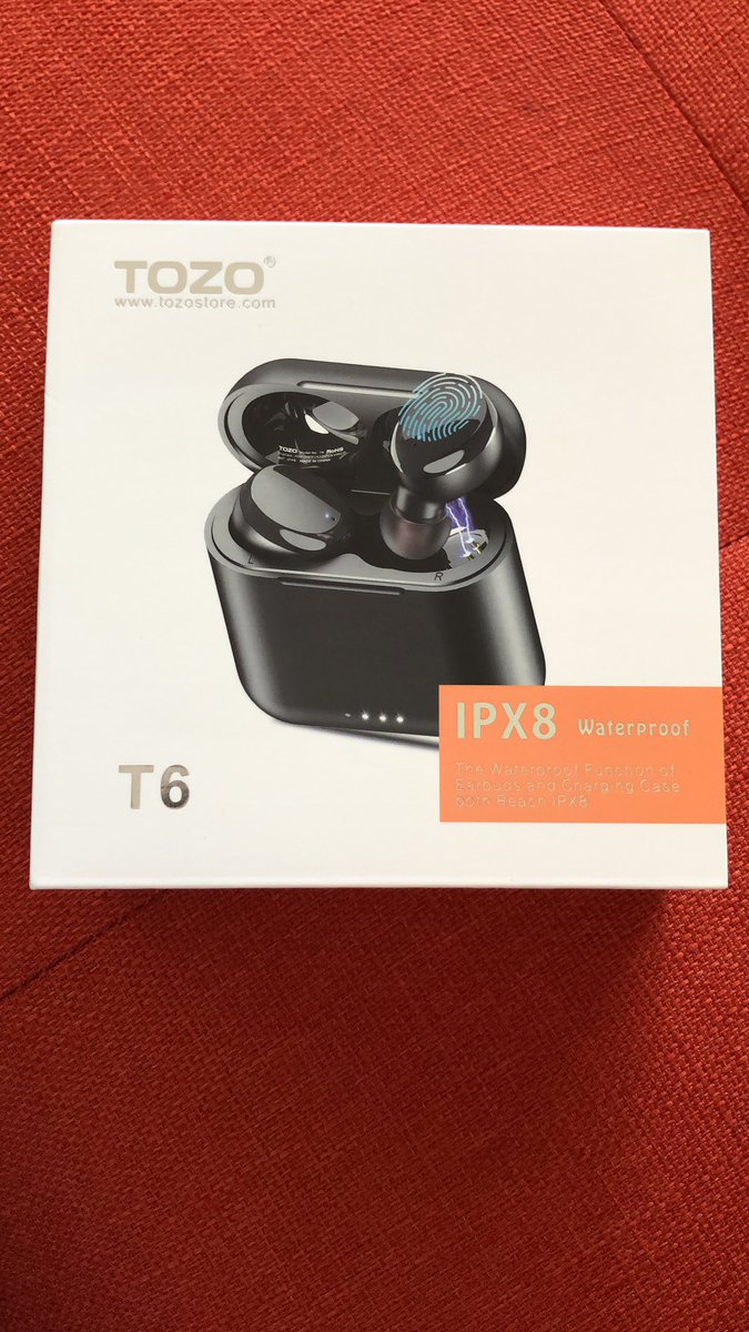 PAmbonese's tweet photo. My new toy #TozoT6 #wirelessearbud https://t.co/EwkozVuqrm