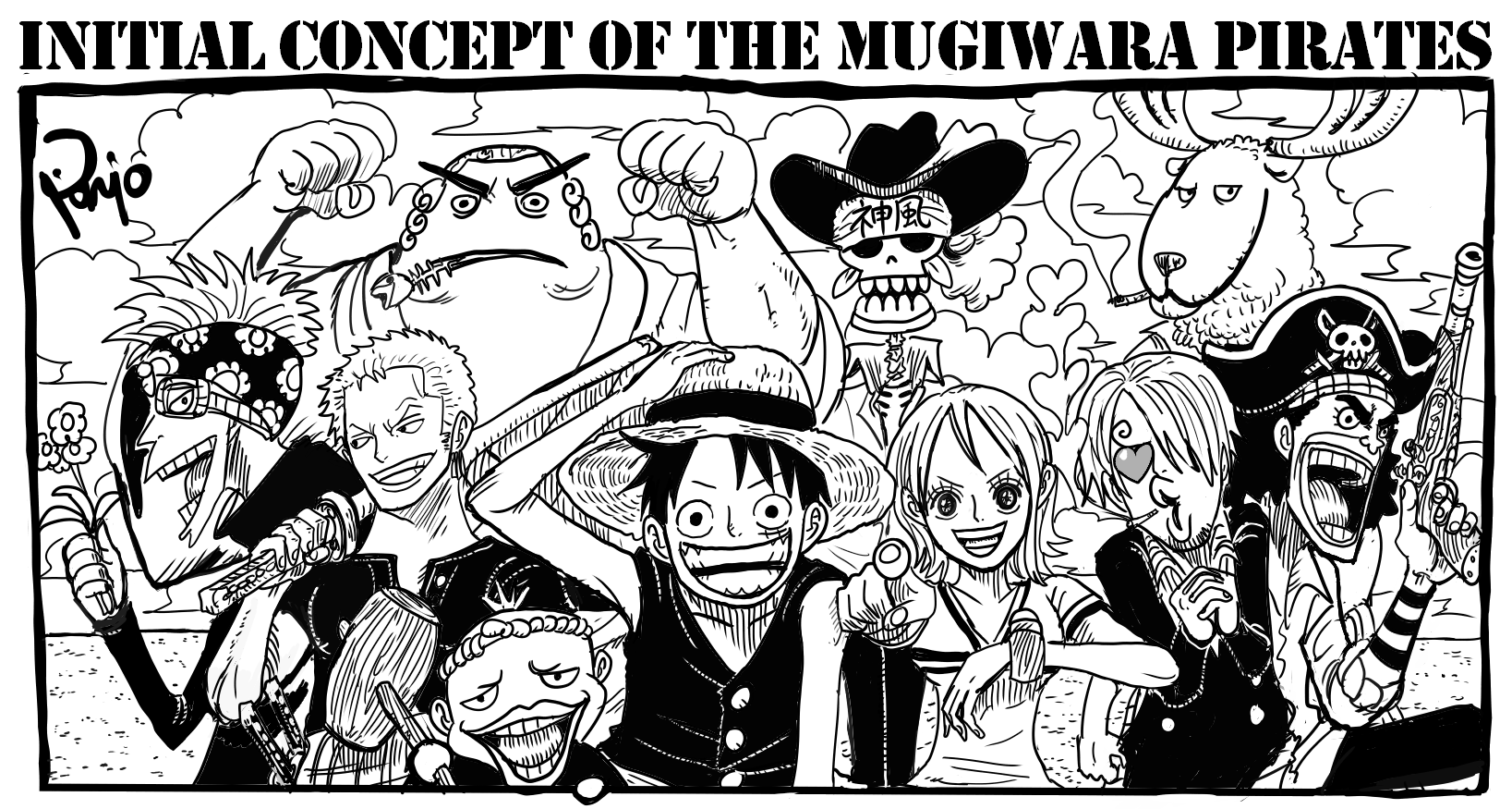 ぽにお Ponio V Twitter 麦わらの一味 初期構想図 ワンピースマガジン Onepiece97巻 ぽにお Ponio V Twitter 麦わらの一味 初期構想図 ワンピースマガジン Onepiece97巻