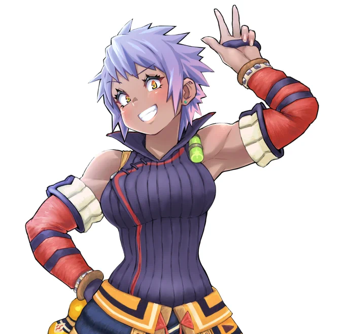 #これを見た人は自分の看板娘の画像を貼れ
褐色っ子2強(ーv-) 