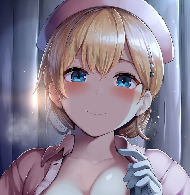 金髪ナースさん交互ズリ | Belko #pixiv https://t.co/Hb0brcGOtf 

左右交互ですが反転せずに描いてますよ。 