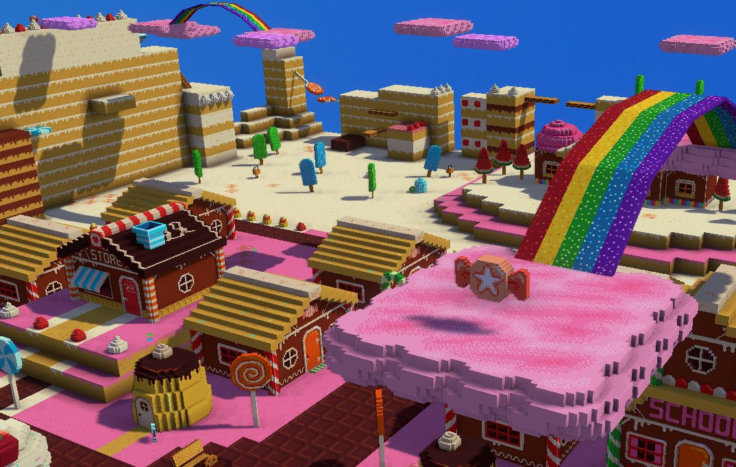 SandboxSpanish's tweet photo. Sorprendente adelanto de los increíbles juegos que están #produciendo los #talentosos #creadores de @TheSandboxGame 🤩

🍭 "Sweet Village" de @TheArtOfBenji1 será uno de los #juegos disponibles en nuestro #mundo #virtual 🍬

➡️https://t.co/hSOywpe4xc https://t.co/oksDHBkeVy