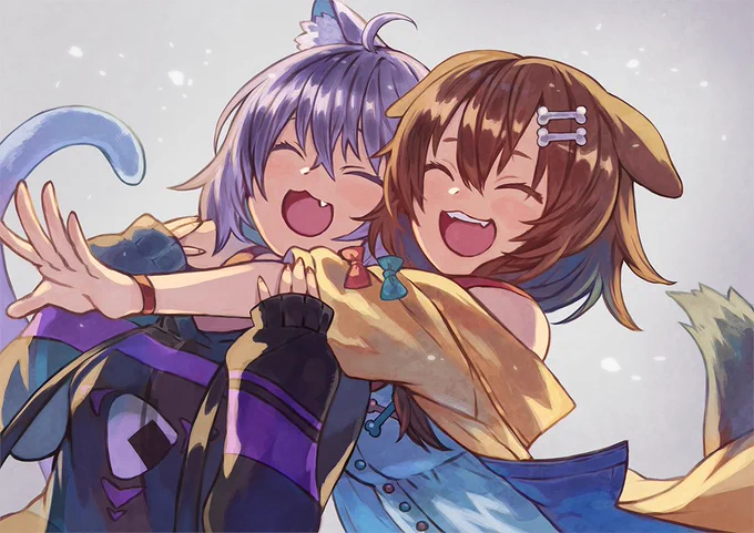 #絵かゆ #できたてころね
「おがゆおがゆー」
「なんだよー」 