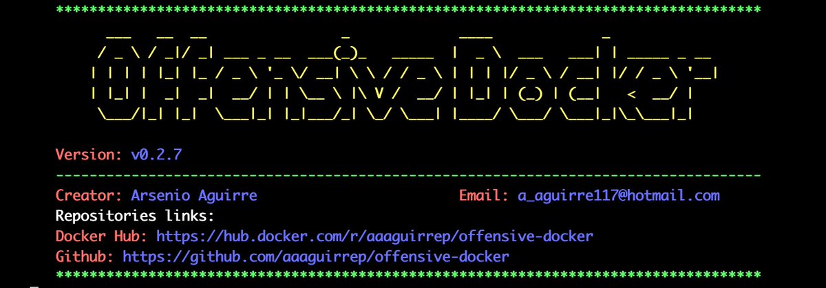 Hakin9 (@hakin9) on Twitter photo Offensive Docker is an image with the more used tools to create an pentest environment easily and quickly. - an amazing project from <a href="/aaaguirrep/">Arsenio Aguirre</a> github.com/aaaguirrep/off…
#infosec #hacking #hackers #Pentesting #programming #pentest #opensource #CyberSecurity #redteam #docker Offensive Docker is an image with the more used tools to create an pentest environment easily and quickly. - an amazing project from <a href="/aaaguirrep/">Arsenio Aguirre</a> github.com/aaaguirrep/off…
#infosec #hacking #hackers #Pentesting #programming #pentest #opensource #CyberSecurity #redteam #docker