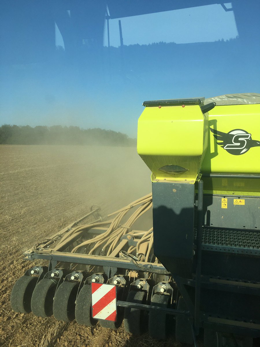 LePogamGuillaum's tweet photo. En mode opportuniste,semis d’un #couvert de seigle pour une culture de tournesol 🌻 2021 car pluies ☔️annoncées ce week-end 🙏
#éntraide
#CETAdeNOYON60
#biodiversité
#lutte contre l’#érosion
#TBCR
@Fragritwittos
@Luc_Maurer
@hautsdefrance https://t.co/H7BByKGWdn