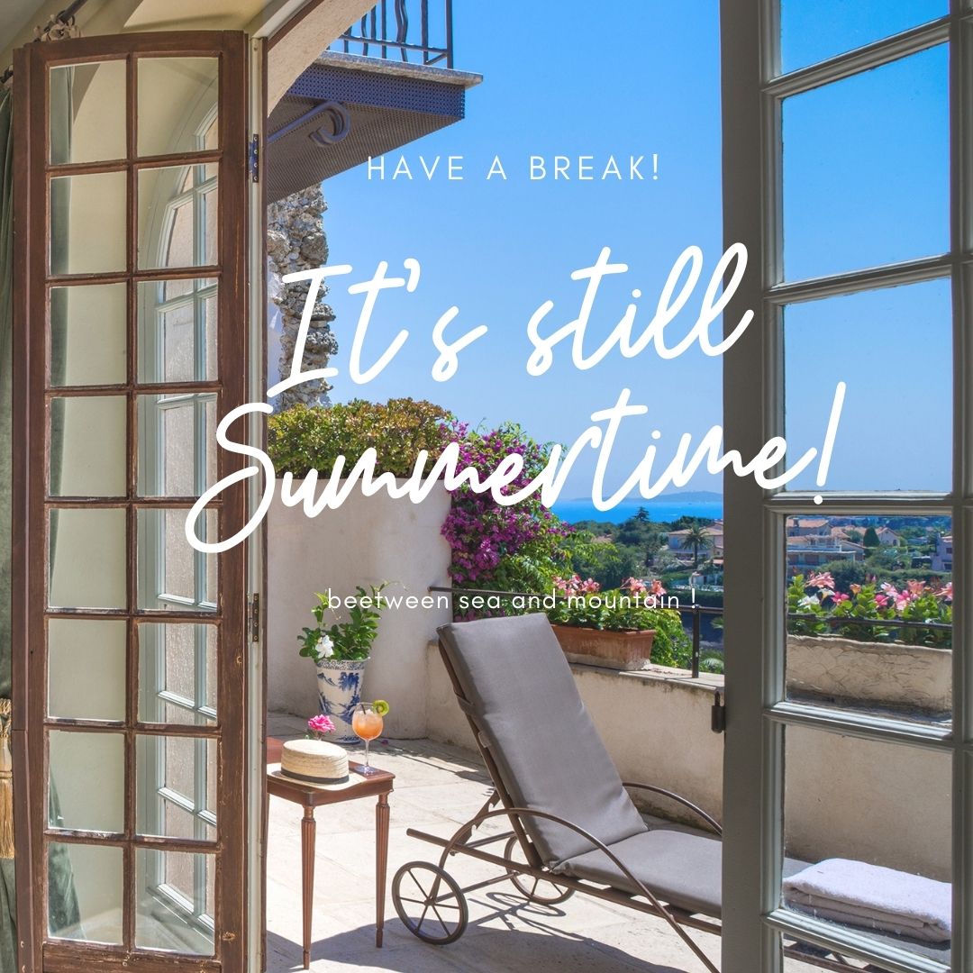 Eté indien 🌞
C'est toujours l'été sur la Côte d'azur! L'occasion de profiter d'une escapade entre mer et montagne dans le  Haut de Cagnes ....🍹#summertime #cetetejevisitelafrance #onatousbesoindusud #cagnestourisme #visitcotedazur #cotedazurfrance #cagnes #cotedazur #soleil