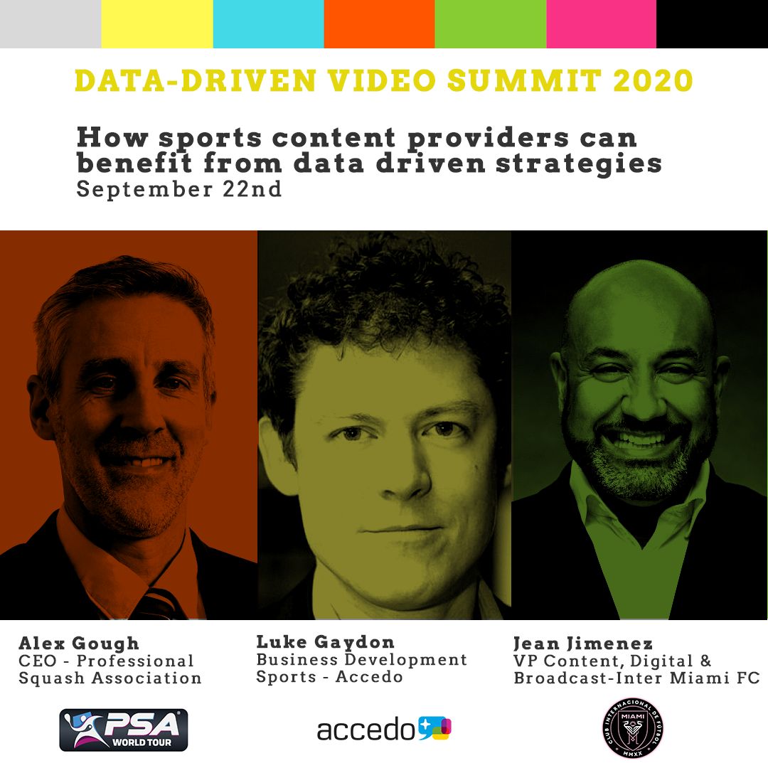 accedotv's tweet image. We'll be joining the @PSAWorldTour, @jumpdatadriven, @mppglobal and @InterMiamiCF to discuss how sport content providers can benefit from data-driven strategies.

Join us on September 22nd: hubs.li/H0vNf_K0